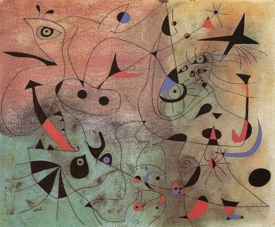 The Morning Star by Jean Miró
