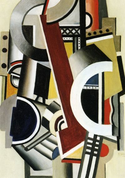 Machine element 1st state by Fernand Léger
